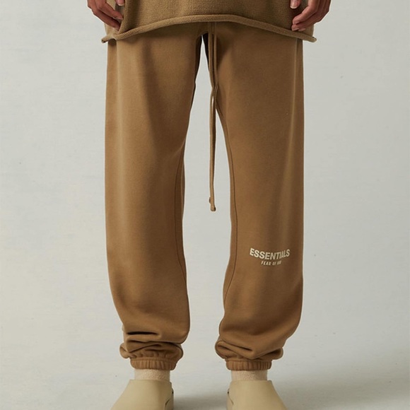 ESSENTIALS FEAR OF GOD OAK SWEATPANTS🆕 - Picture 2 of 7